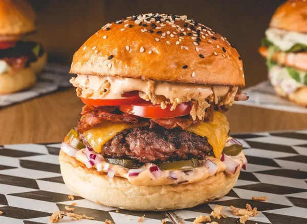 Vaslap burger Menü