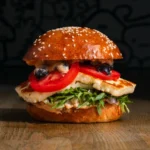 Halloumi burger (Vega)